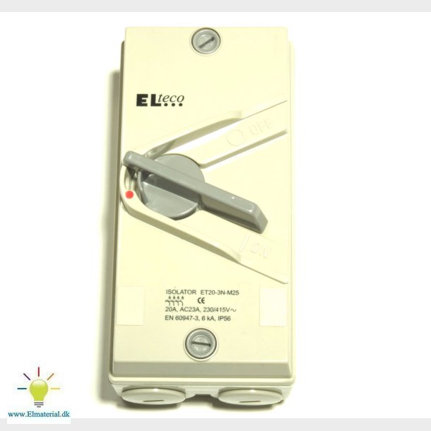 Sikkerhedsafbr. 63A 3P+N Gr