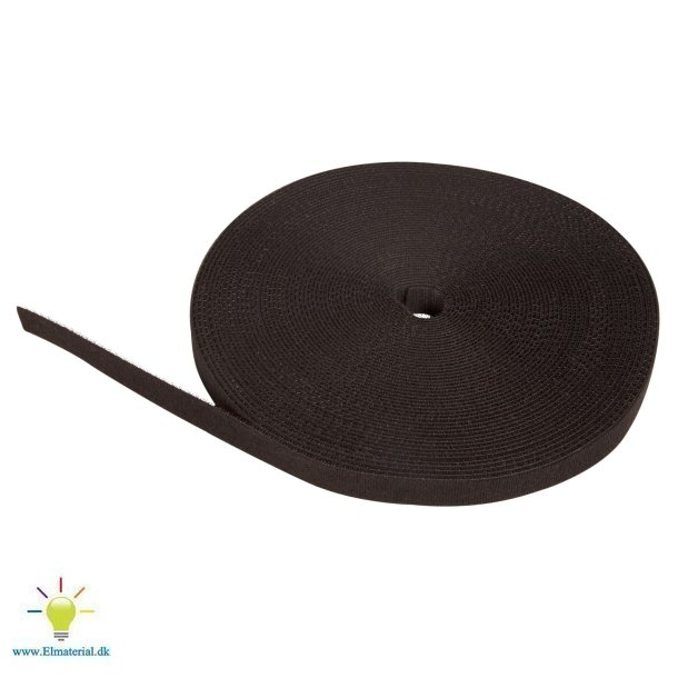 Velcro Bnd 20Mm Sort (20M)