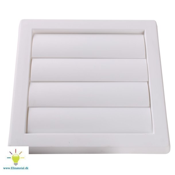 Lamelventil 150X150 Hvid 70