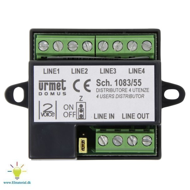 Fordeler M/4 Udg F/2Voice Syst