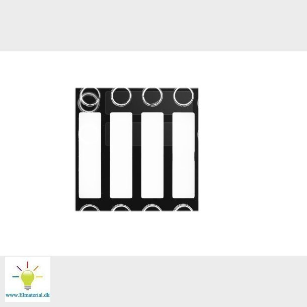 Dobbelt Frontplade 4 Knapper