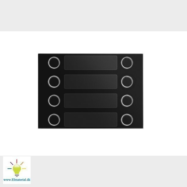 Dobbelt Frontplade 8 Knapper