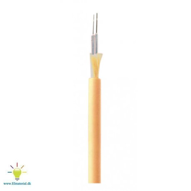 Fiberkabel Os2 2X9/125 Hvid