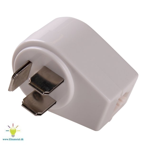 Teleadapter 3P M/Herm./Rj11