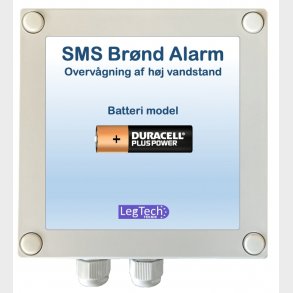 SMS kontrollbrunnslarm (batt)