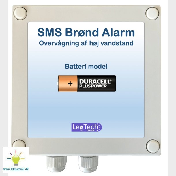 Sms-Styring Brnd-Alarm (Batt)