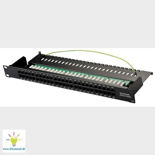 Telepatchpanel 50Xrj45 1He Sor
