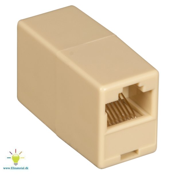 Mellemled 2Xrj45 Jack Kat.3