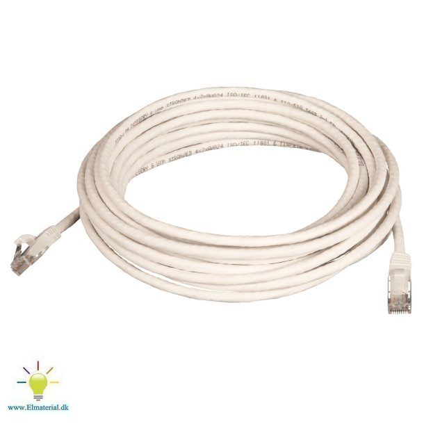 Patch kabel Utp 10M Cat.6 Vit