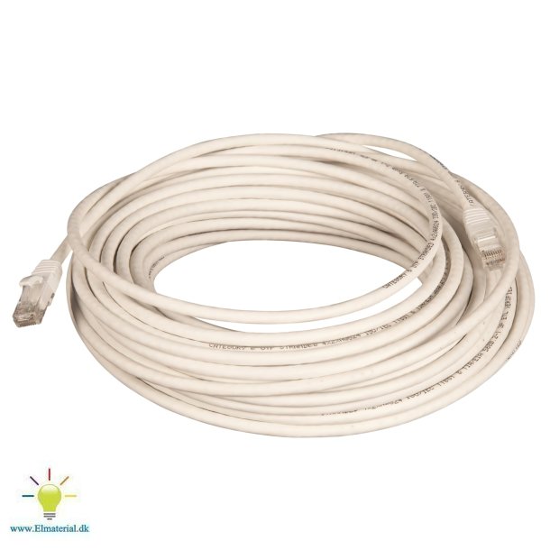 Patch kabel Utp 30M Cat.6 Vit
