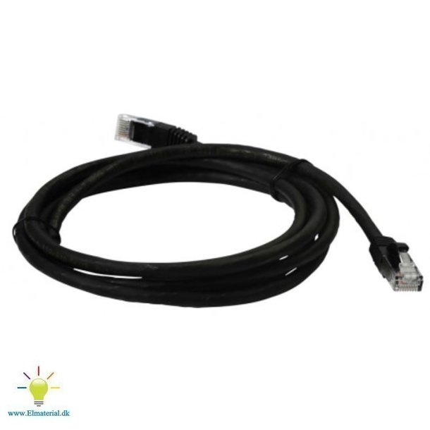 Patch kabel Utp 5.0M Cat.6 Svart