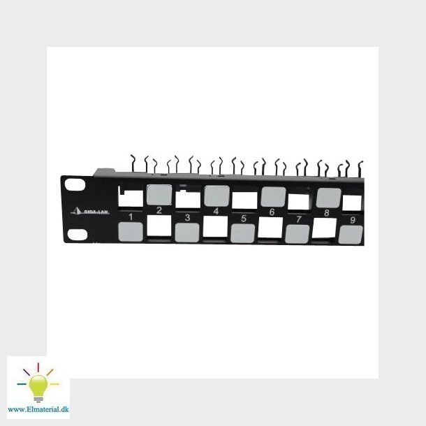Patchpanel 24Port F/Kat.6A Utp