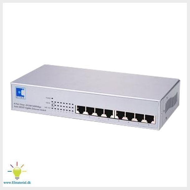 Switch 10/100/1000 8Xrj45 Soho