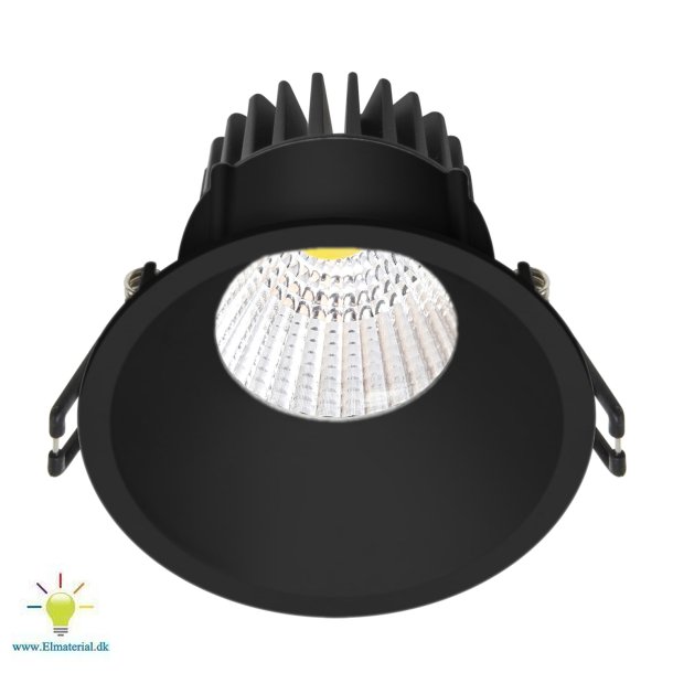 Velia 10,9W/927 Rund Sort