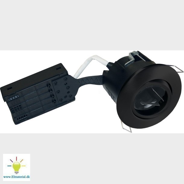 Uni Install Gu10 Rund Sort