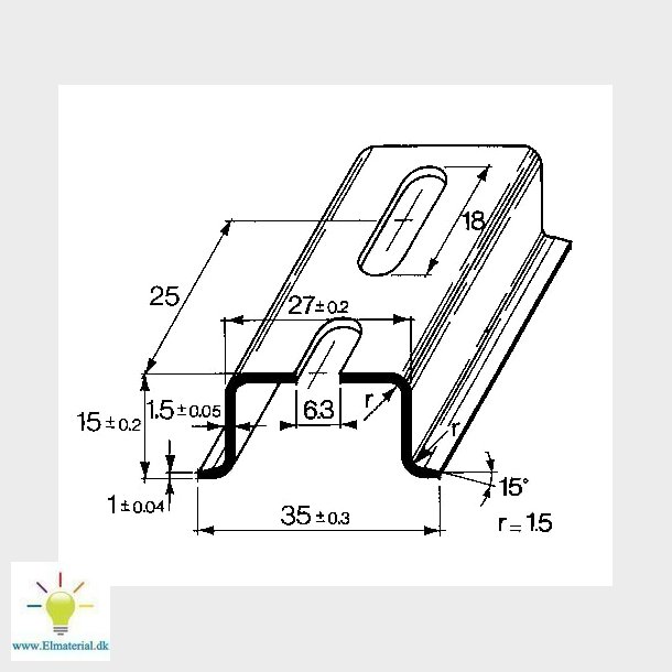 Dinskinne Ts35X15 Hj Langhul