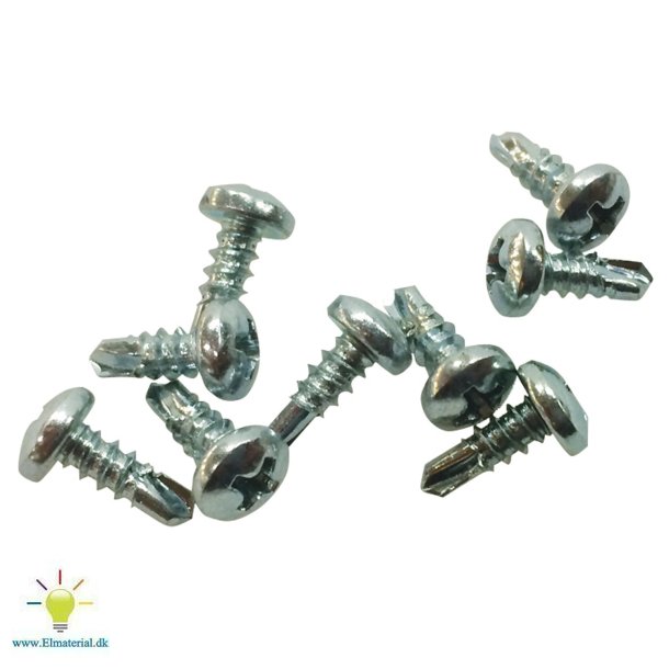 Skrue M/Flangehoved F/Kasse