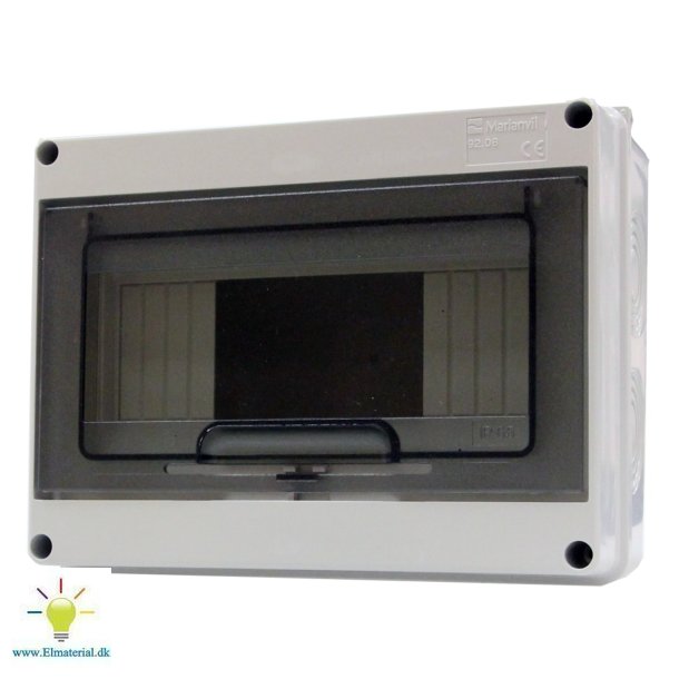 Gruppetavle 8M Ip65 92.08