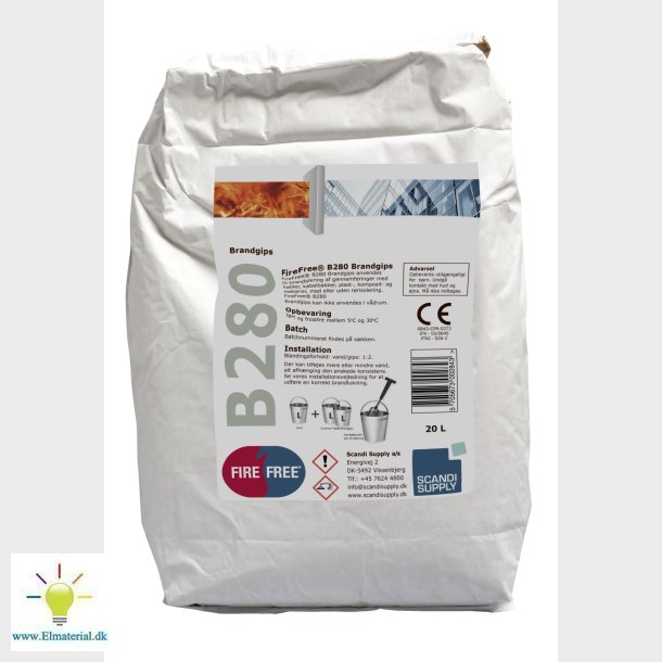 Brandgips B280 20 Liter Sk
