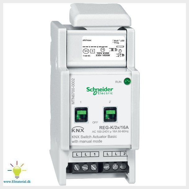 Udgang Din 2X230/16 Man.Betj.