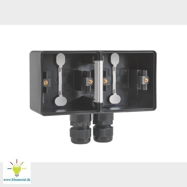 Underlag 2-Mod 2Xm20 Ip55 Sort