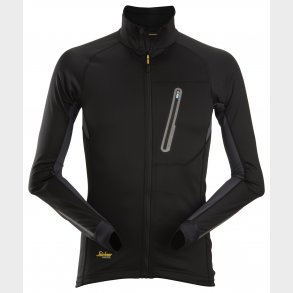 Tröja 9448 Dragkedja Svart / Gr, L