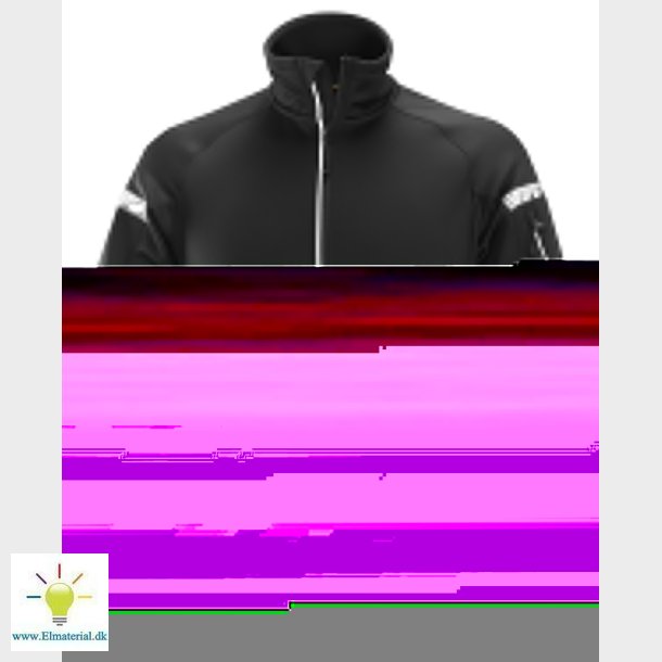 Fleecejakke 8004 Sort, Str.3Xl