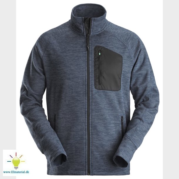 Fleecejakke 8042 Navy/Sort, Xs