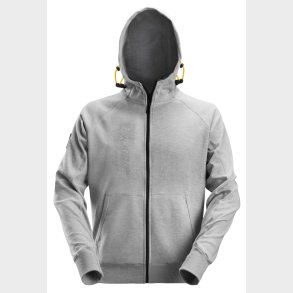 Hoodie 2880 Tryck L.Gray, M