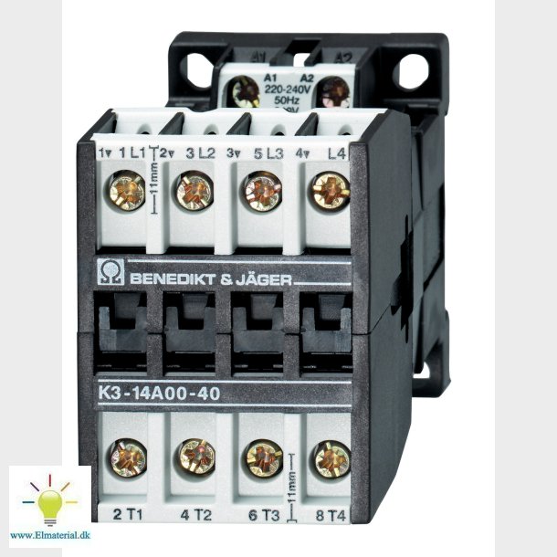 Kontaktor K3 14A 4P 24V Ac