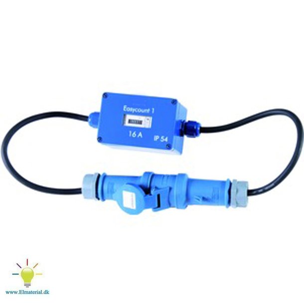 Elektrisk m&auml;tare 1F 16A p kabel