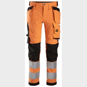 Byxor 6243, Orange / Svart, Stl 44