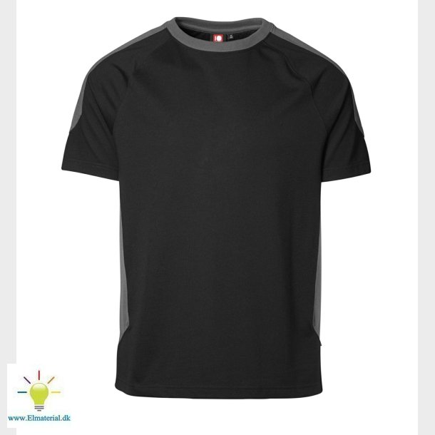 T-Shirt 0302, Sort, Str. 3Xl