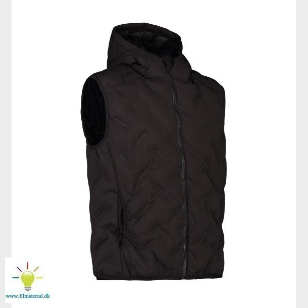 Quiltet Vest G21031 Sort, L