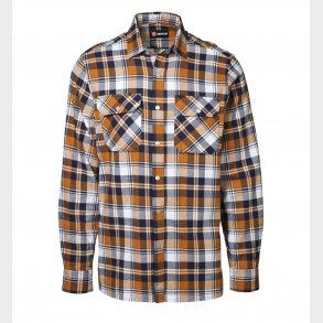 Rutig skjorta 0204 Orange 3Xl