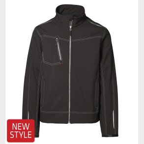 Softshelljacka 0832, Svart, 3Xl
