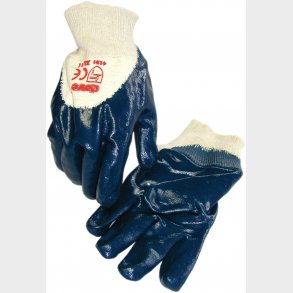 Nbr Halvdyp Handske Rib Str 10