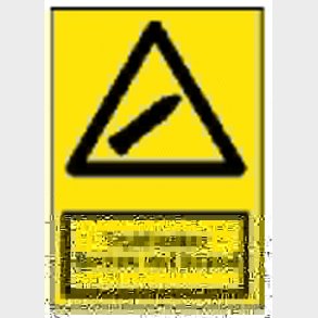 Skylt Tryckflaskor borttagna