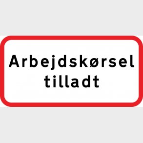 Arbetskörning Tillten 25X50Cm