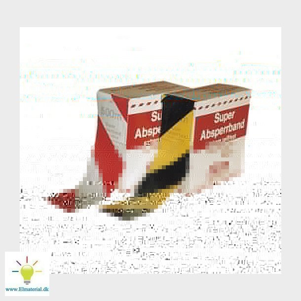 Afmrkningsfolie Gul/Sort 500M