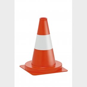 Markeringskon Röd/Vit 35Cm