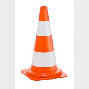 Markeringskon Röd/Vit 50Cm