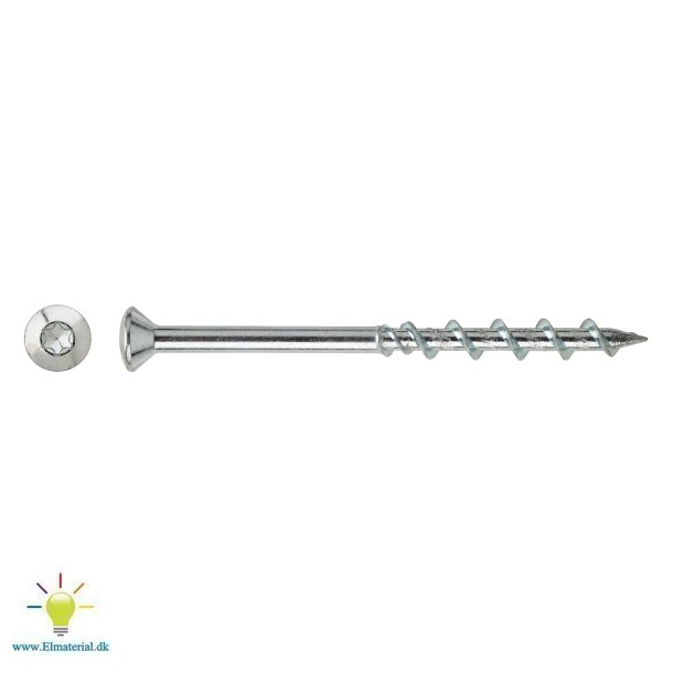 Wall Dog Skrue Uh 70Mm Krom