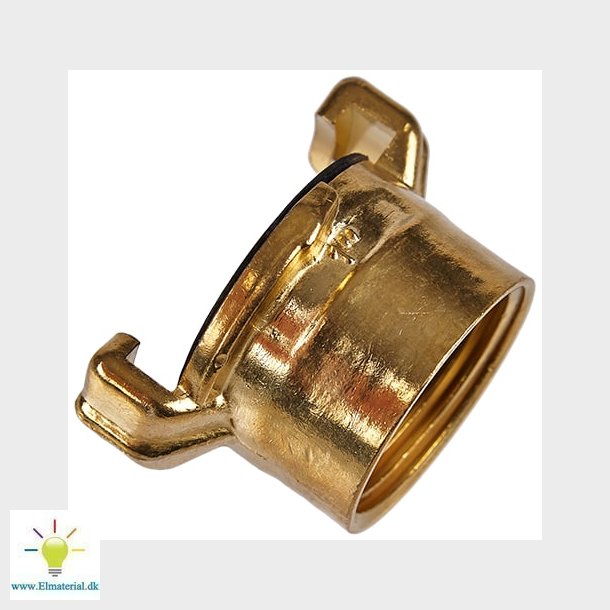 Klokobling 1" Muffe Messing