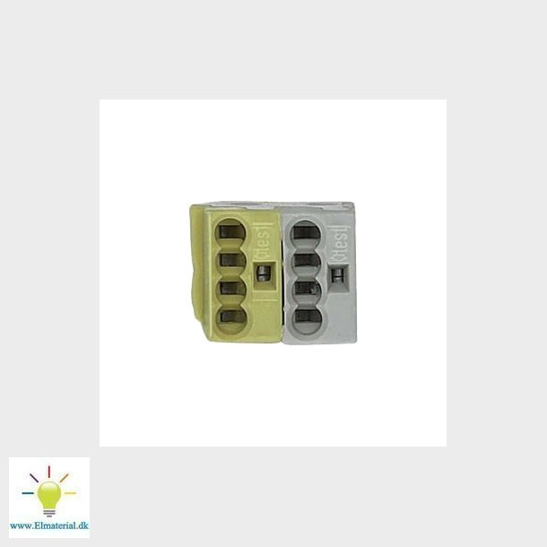 Tilslutn.Klemme Gul/Hvid (50)