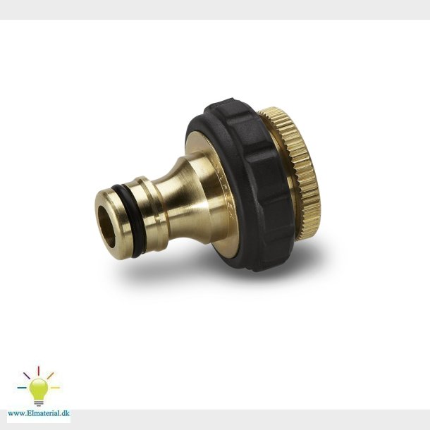 Slangekobling Mess 3/4" M/Stop