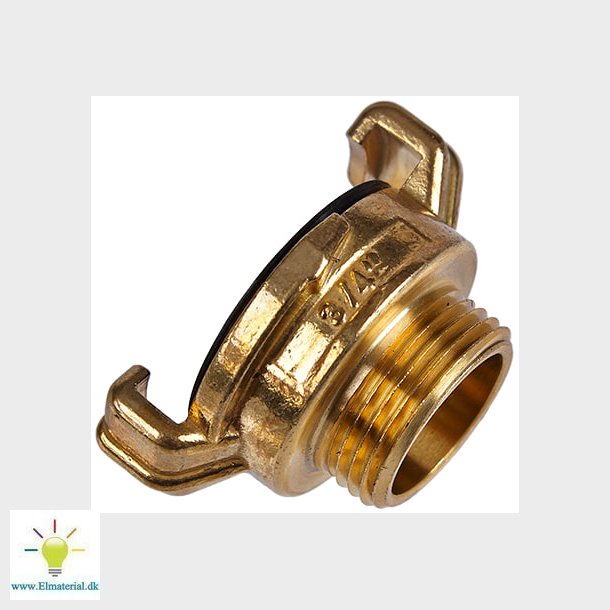 Klokobling 1" Nippel Messing