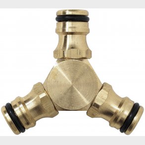 3-Vejs Samlestykke Messing