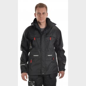 Regnjacka Rocky Black Stl L