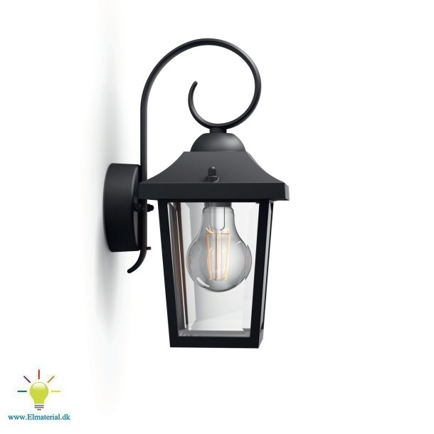 Mygarden Buzzard V&auml;gglampa Svart, 1X60W 230V, Ip44